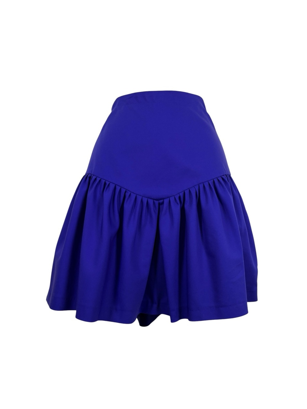Sandro Paris Journaiste Royal Blue Drop Waist Mini Skirt Size 3 (Sz8 US) NWT